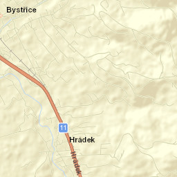 Hrádek Street Map