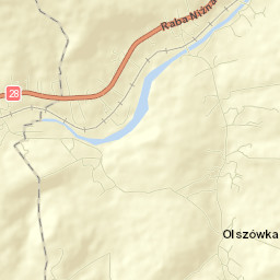 Olszówka Street Map