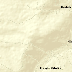 Niedźwiedź Street Map