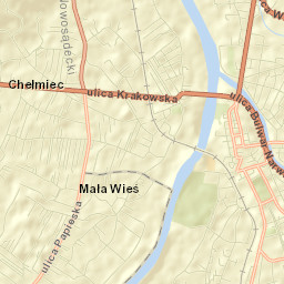 Nowy Sącz Street Map