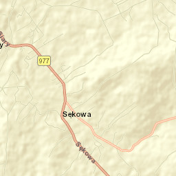 Sękowa Street Map