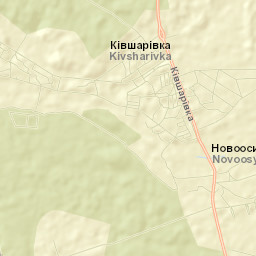 Kivsharivka Street Map