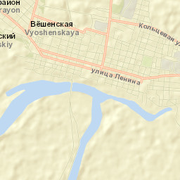 Veshenskaya Street Map