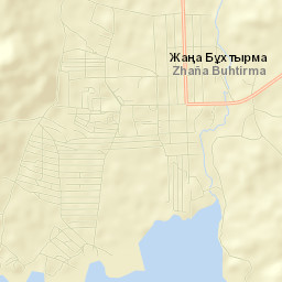 Zhanga Buqtyrma Street Map