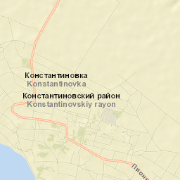 Konstantinovka Street Map
