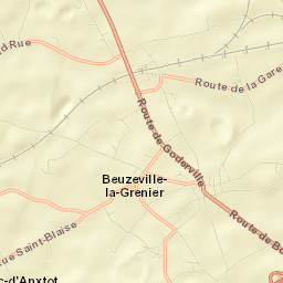 Beuzeville-la-Grenier Street Map