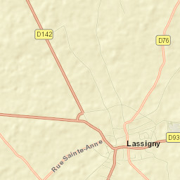 Lassigny Street Map