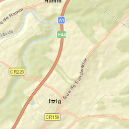 Itzig Street Map