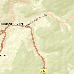 Zerf Street Map