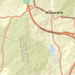 Nonnweiler Street Map