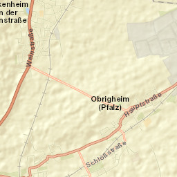 Obrigheim Street Map