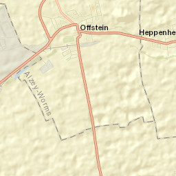 Offstein Street Map