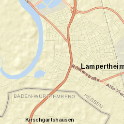 Lampertheim Street Map