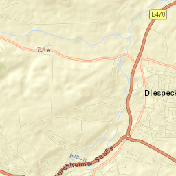 Diespeck Street Map