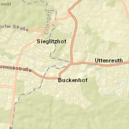 Buckenhof Street Map