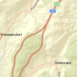 Simmelsdorf Street Map