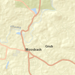 Moosbach Street Map