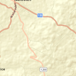 Načeradec Street Map