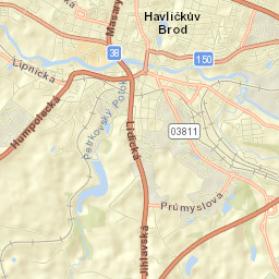 Havlíčkův Brod Street Map