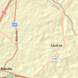 Bělotín Street Map