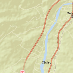 Cisiec Street Map