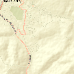 Rabka-Zdrój Street Map