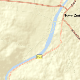 Nowy Żmigród Street Map