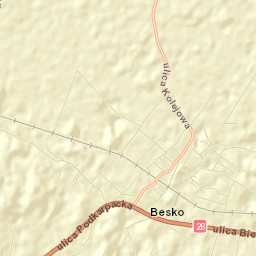 Besko Street Map