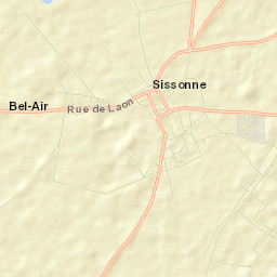 Sissonne Street Map