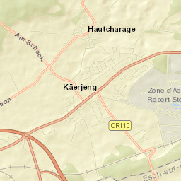 Hautcharage Street Map