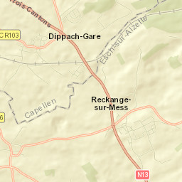 Reckange-sur-Mess Street Map