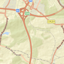 Hesperange Street Map