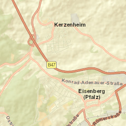 Eisenberg Street Map