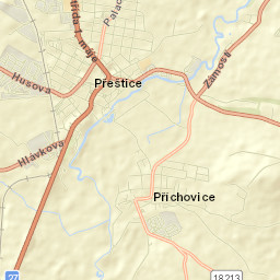 Přeštice Street Map
