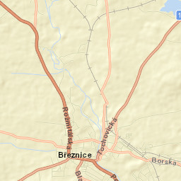 Březnice Street Map