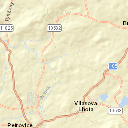 Petrovice Street Map