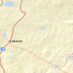 Lukavec Street Map