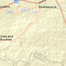 Drahanovice Street Map