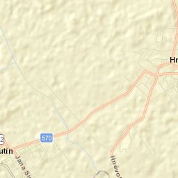 Hněvotín Street Map