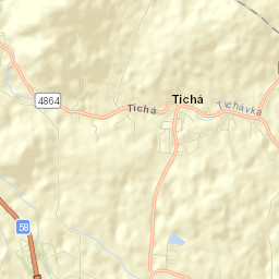 Tichá Street Map