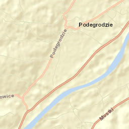 Podegrodzie Street Map