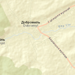 Dobromyl’ Street Map