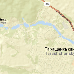 Tarashcha Street Map