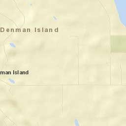 Denman Island Trust Area Street Map