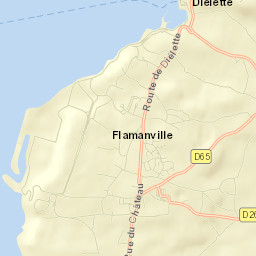 Flamanville Street Map