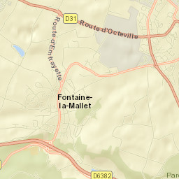 Fontaine-la-Mallet Street Map