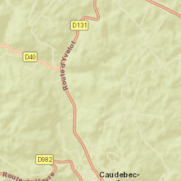 Caudebec-en-Caux Street Map