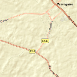 Wavignies Street Map