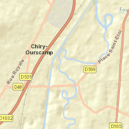 Chiry-Ourscamp Street Map