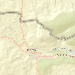 Gorcy Street Map